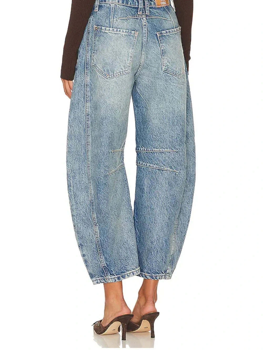 WeThe Free Good Luck Mid Rise Barrel Jeans relaxed slouchy fit 29 - Picture 5 of 15
